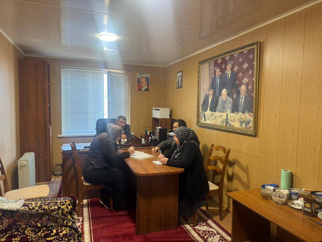 Совещание работников ГБУРД в МО ЦСОН «Гумбетовский район»